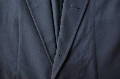 画像2: FOLL       washed wool gaba daily jacket・navy