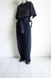 画像13: FOLL       washed wool gaba all in one・navy (13)
