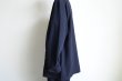 画像10: FOLL       washed wool gaba daily jacket・navy (10)