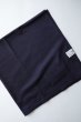 画像3: FOLL       fine wool scarf・navy (3)