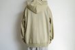 画像12: FOLL       antique washed zip sweat hoodie・faded camel (12)