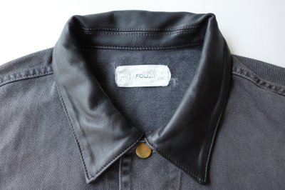 画像1: FOLL       bag spec work jacket・black
