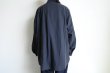 画像7: FOLL       cotton wool skipper shirt・black (7)