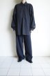画像8: FOLL       cotton wool skipper shirt・black (8)