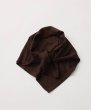 画像1: FOLL       fine wool scarf・brown (1)