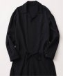 画像2: FOLL       washed wool gaba all in one・navy (2)