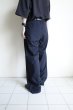 画像7: FOLL       wool poly loose work pants・navy (7)