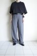 画像8: FOLL       wool poly loose work pants・grey (8)