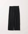 画像1: FOLL       wool poly loose work pants・navy (1)