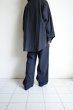 画像12: FOLL       cotton wool skipper shirt・black (12)
