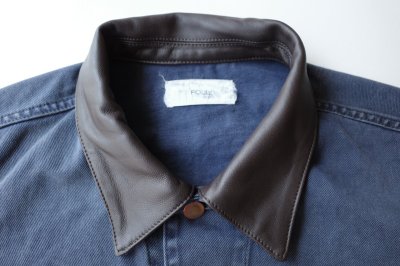 画像1: FOLL       bag spec work jacket・navy