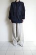 画像9: FOLL       royal baby alpaca knit shirt・navy (9)