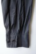 画像3: FOLL       cotton wool skipper shirt・black (3)