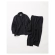画像4: FOLL       washed wool gaba relax pants・navy (4)