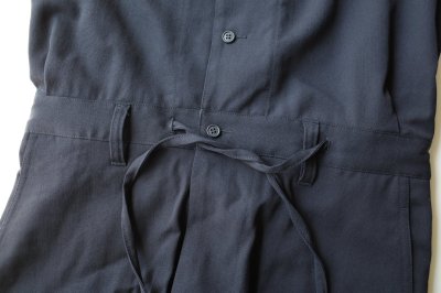 画像3: FOLL       washed wool gaba all in one・navy