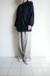 画像10: FOLL       royal baby alpaca knit shirt・navy (10)