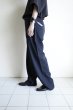 画像6: FOLL       wool poly loose work pants・navy (6)