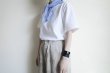 画像6: FOLL       fine wool scarf・blue (6)