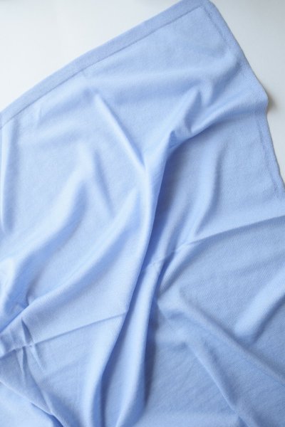 画像1: FOLL       fine wool scarf・blue