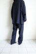 画像15: FOLL       washed wool gaba daily jacket・navy (15)