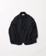 画像2: FOLL       washed wool gaba daily jacket・navy (2)