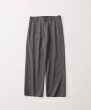 画像1: FOLL       wool poly loose work pants・grey (1)