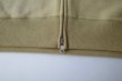 画像6: FOLL       antique washed zip sweat hoodie・faded camel (6)