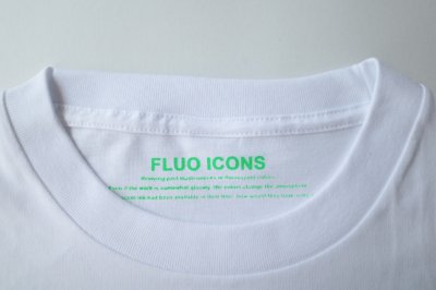 画像1: FLUO ICONS  　print T-shirt・B
