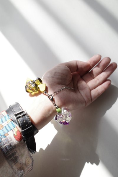 画像13: mahana       candy beads bracelet・CLEAR”S size” [受注生産] (13)