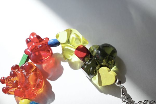画像6: mahana       candy beads bracelet・CLEAR”S size” [受注生産] (6)