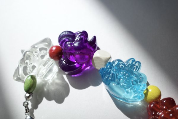 画像8: mahana       candy beads bracelet・CLEAR”S size” [受注生産] (8)