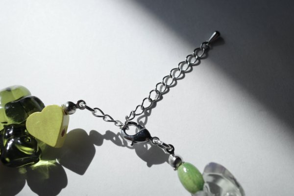 画像5: mahana       candy beads bracelet・CLEAR”S size” [受注生産] (5)