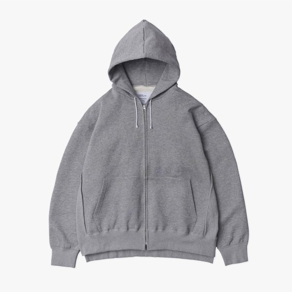 画像1: UNTRACE        ZIP HOODIE・HEATHER GRAY (1)