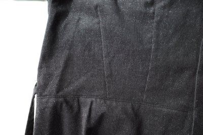 画像3: fluss       shawl collar shirt  with peplum・navy glitter