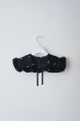画像10: naokitomizuka      embroidery organdy shirt・black (10)