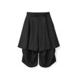 画像1: beauty・beast       8Q Layered Super Wide Sarrouel・black (1)