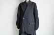 画像9: beauty・beast       Double-breasted unconscious jacket ・black (9)