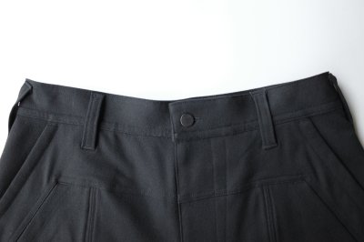 画像1: beauty・beast       Croissant Flare Double Pocket・black