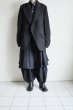 画像16: beauty・beast       Double-breasted unconscious jacket ・black (16)