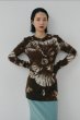 画像1: Mediam       Photo Knit Pullover・B (1)