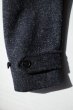 画像16: fluss      pleated shoulder blouson・navy dog wool (16)