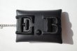 画像5: ebagos  エバゴス　　 封筒型キーホルダー レザー×刺繍・ブラック (5)