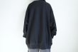 画像11: blackmeans irregular       ビッグスウェットブルゾン (11)