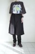 画像12: beauty・beast       6Q Layered Sarrouel・black (12)