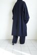 画像22: FOLL       washed wool bal collar coat・dark navy (22)