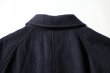 画像12: FOLL       washed wool bal collar coat・dark navy (12)
