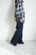 画像15: FOLL       wool check harington jacket・black check (15)