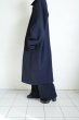 画像17: FOLL       washed wool bal collar coat・dark navy (17)