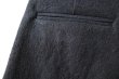 画像6: FOLL       washed wool straight slacks・dark navy (6)