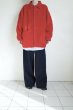 画像11: FOLL       washed soft wool cardigan・red (11)